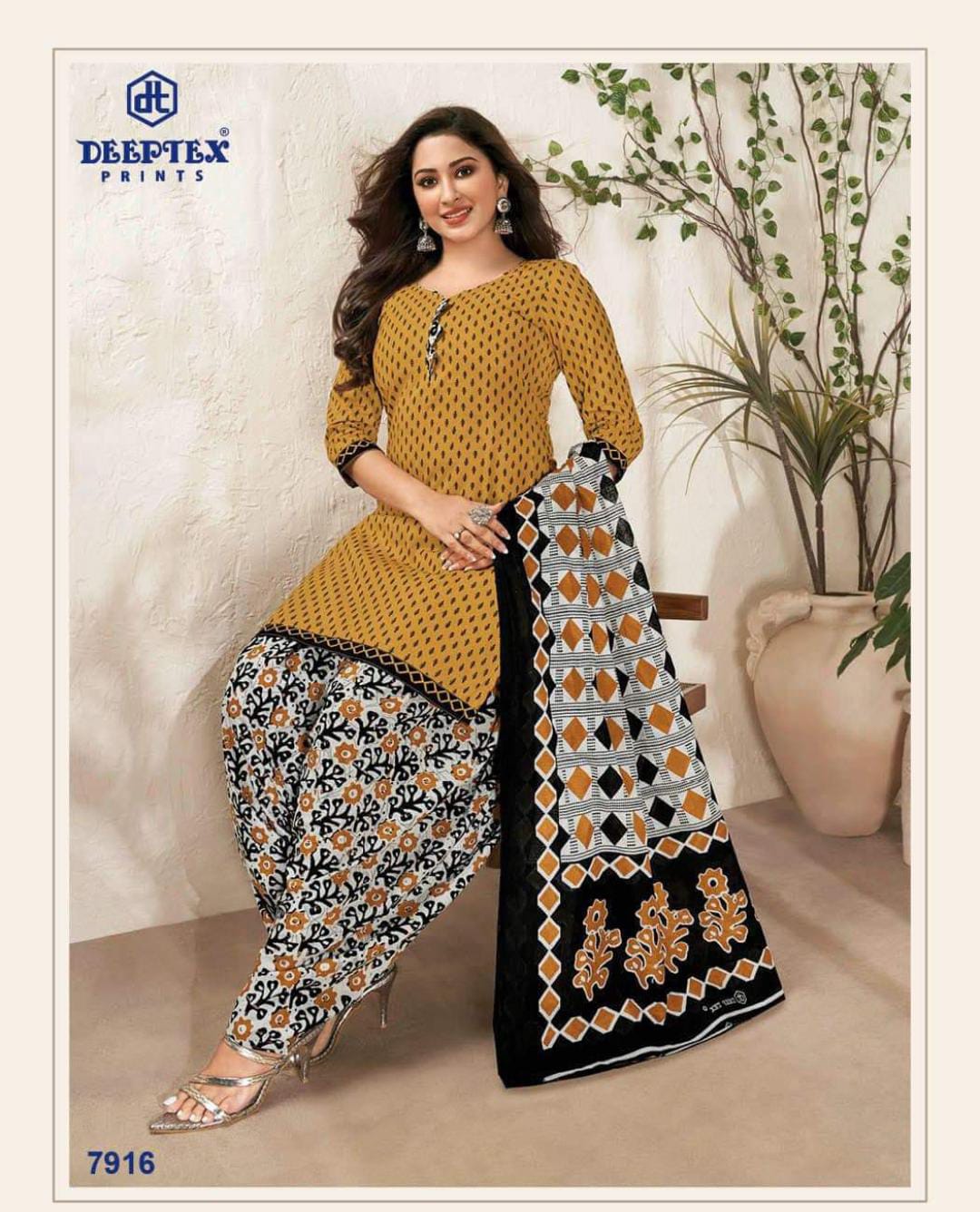 Deeptex Vol 79 Printed Cotton Dress Material Catalog